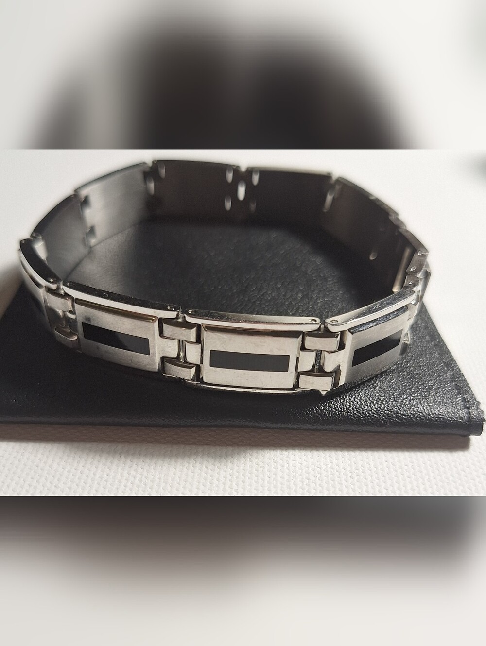 Mens Stainless Steel Chisel 9 Inch Bracelet